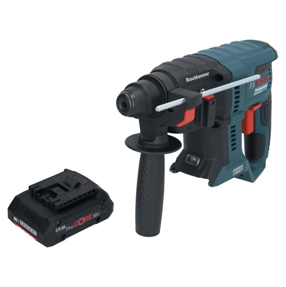 Bosch GBH 18V-21 Professional Akku Bohrhammer 18 V 2,0 J SDS Plus Brushless + 1x ProCORE Akku 4,0 Ah - Ohne Ladegerät 1 Bosch GBH 18V-21 Professional Akku Bohrhammer 18 V 2,0 J SDS Plus Brushless + 1x ProCORE Akku 4,0 Ah - Ohne Ladegerät