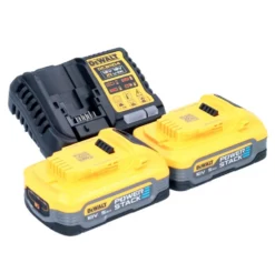 DeWalt DCB 1104 H2 Akku Starter Set 12 V / 18 V 2x Powerstack Akku 5,0 Ah + DCB 1104 Ladegerät