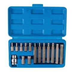 Silverline Trx-Schraubendrehereinsätze Und Steckschlüssel, 15-tlg. Satz