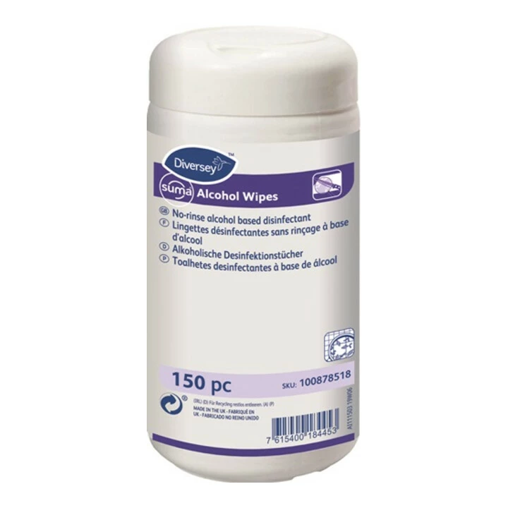 Desinfektionstücher Alcohol Wipes 150 Tü.Dose SUMA 1 Desinfektionstücher Alcohol Wipes 150 Tü.Dose SUMA