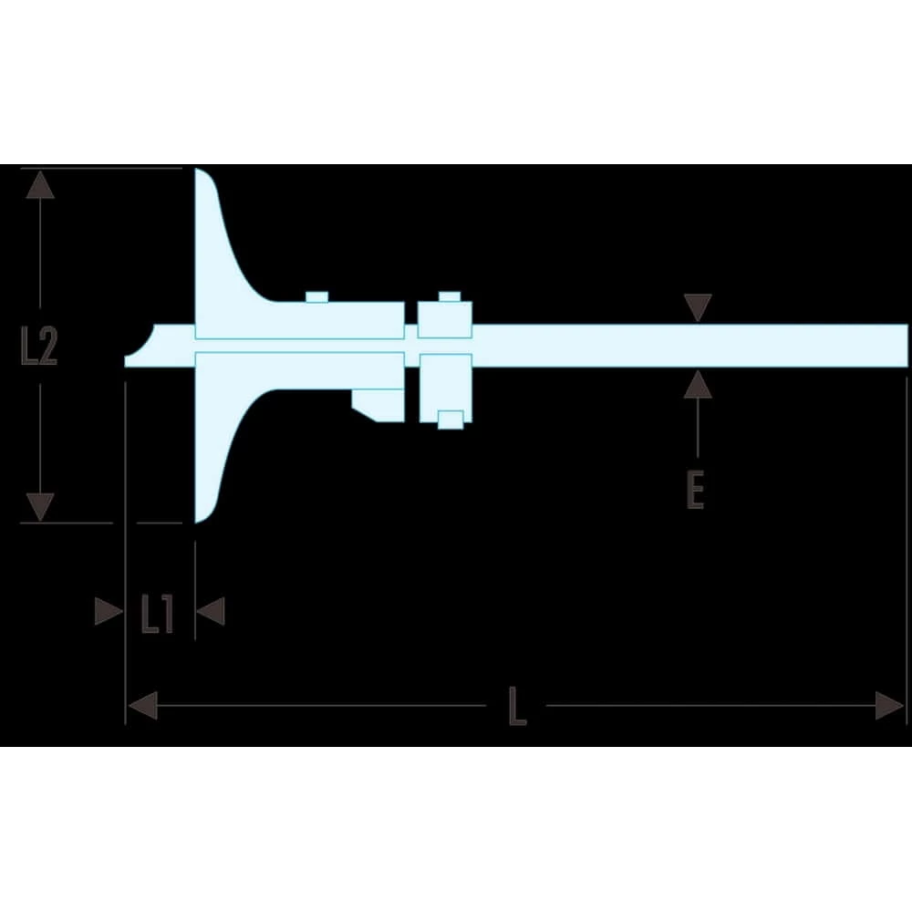 Facom Tiefenmass 0 - 160 Mm Klasse 1 2 Facom Tiefenmass 0 - 160 Mm Klasse 1 – Bild 2