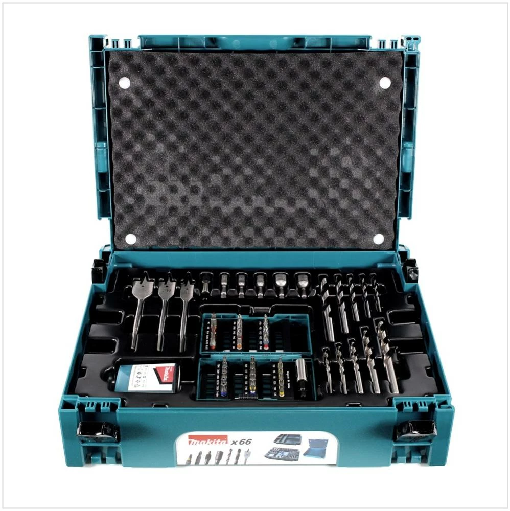 Makita B-43044 Bits - Bohrer Set 66 Tlg. Im Makpac 1 Makita B-43044 Bits - Bohrer Set 66 Tlg. Im Makpac