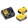 Dewalt DCB 115 M2 Akku Starter Set Ladegerät Mit 2 X DCB 182 4,0 Ah Akku