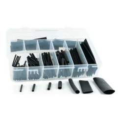 Schrumpfschlauchsortiment H-2(Z) Schwarz Schrumpfrate 2:1 127-tlg.Hongshang