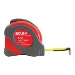 Sola Taschenrollbandmaß BigT L.8m B.25mm Gelb