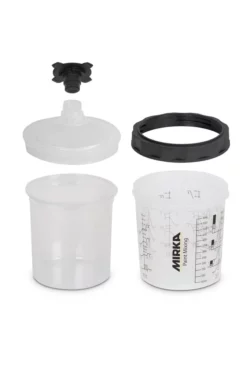 Mirka Farbbechersystem 650ml; Filterdeckel 125µm;50/Pack