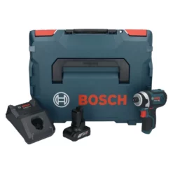 Bosch GDR 12V-105 Professional Akku Drehschlagschrauber 12 V 105 Nm 1/4" + 1x Akku 6,0 Ah + Ladegerät + L-Boxx