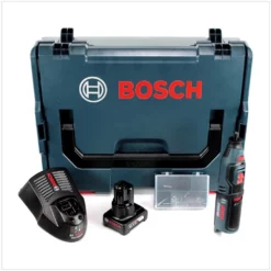 Bosch GRO 12V-35 Akku Rotationswerkzeug 12V + 1x Akku 6,0Ah + Ladegerät + L-Boxx