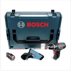 Bosch GSR 12V-15 Professional Akku Bohrschrauber + 1x Akku 3,0Ah + L-Boxx - Ohne Ladegerät