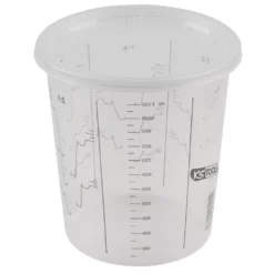 KS Tools Einweg-Farbmischbecher Mit Deckel, 400 Ml, 25-Pack
