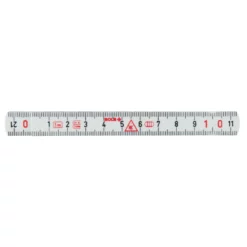 KS Tools Kunststoff-Gliedermaßstab, Weiß, 1m