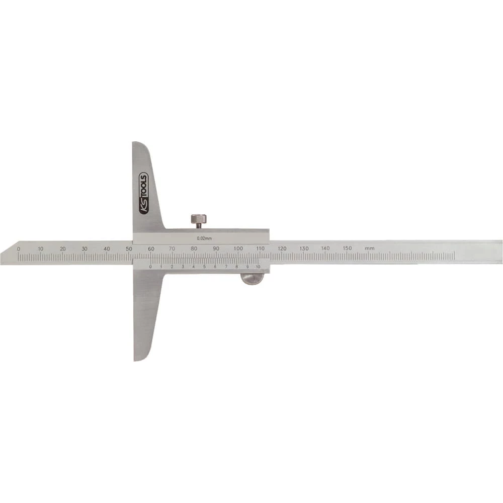 KS Tools Tiefenmessschieber, 0-300mm, Höhe125mm 1 KS Tools Tiefenmessschieber, 0-300mm, Höhe125mm