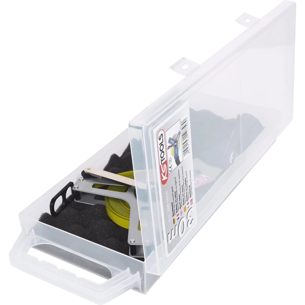 KS Tools Rahmenbandmaß Mit Gelbem Stahlband, 30m 2 KS Tools Rahmenbandmaß Mit Gelbem Stahlband, 30m – Bild 2