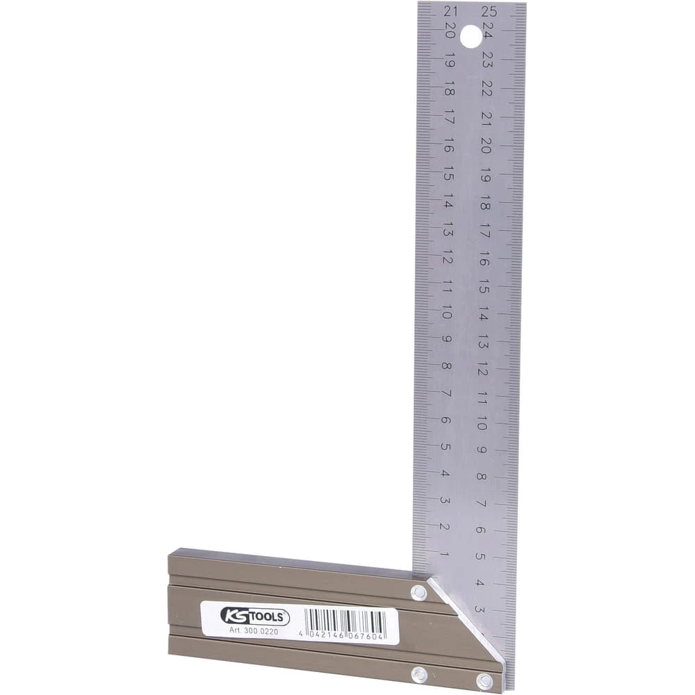 KS Tools Schreinerwinkel Mit Aluminiumzunge, 250mm 3 KS Tools Schreinerwinkel Mit Aluminiumzunge, 250mm – Bild 3