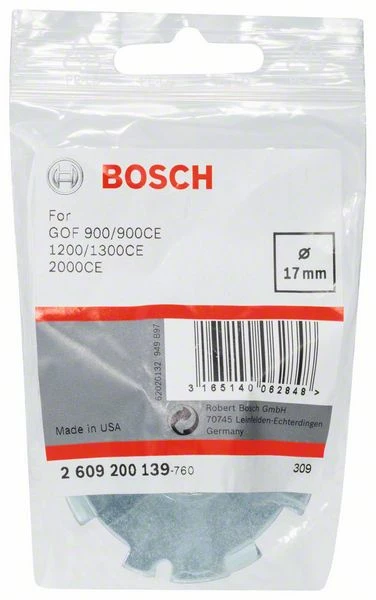 Bosch Kopierhülse Für Bosch-Oberfräsen, Mit Schnellverschluss, 17 Mm (2 609 200 139) 2 Bosch Kopierhülse Für Bosch-Oberfräsen, Mit Schnellverschluss, 17 Mm (2 609 200 139) – Bild 2