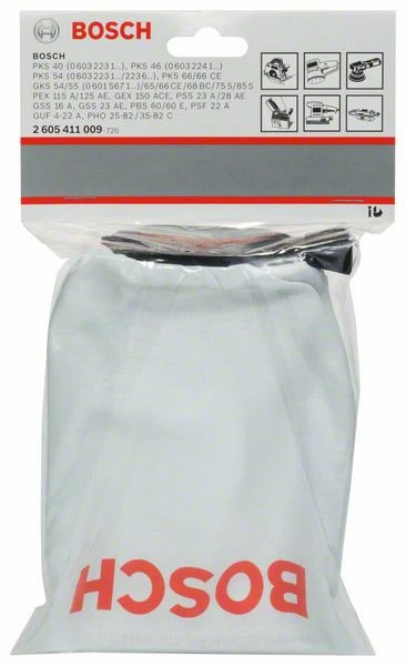 Bosch Staubbeutel Für Exzenter-, Band,- Schwingschleifer, Handkreissägen, Gewebe (2 605 411 009) 1 Bosch Staubbeutel Für Exzenter-, Band,- Schwingschleifer, Handkreissägen, Gewebe (2 605 411 009)