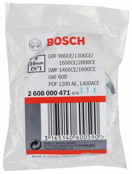 Bosch Kopierhülse Für Bosch-Oberfräsen, Mit Schnellverschluss, 16 Mm (2 608 000 471) 2 Bosch Kopierhülse Für Bosch-Oberfräsen, Mit Schnellverschluss, 16 Mm (2 608 000 471) – Bild 2