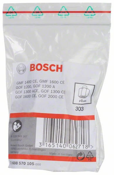 Bosch Spannzange, 8 Mm, 24 Mm (2 608 570 105) 1 Bosch Spannzange, 8 Mm, 24 Mm (2 608 570 105)