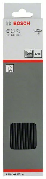 Bosch Kunststoffschweißdraht, 225 Mm, 4 Mm, Polyethylen (HDPE) Schwarz (1 609 201 807)