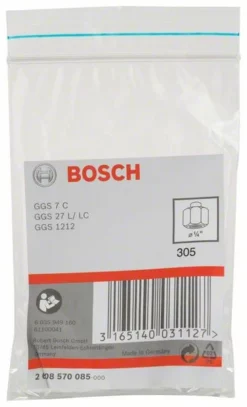 Bosch Spannzange Mit Spannmutter, 1/4 Zoll, Für Bosch-Geradschleifer (2 608 570 085)