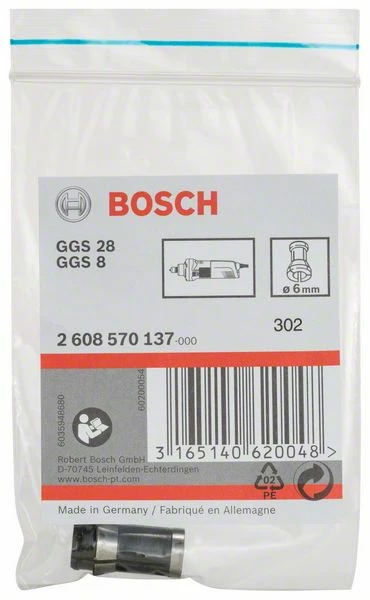 Bosch Spannzange Ohne Spannmutter, 6 Mm, Für Bosch-Geradschleifer (2 608 570 137) 1 Bosch Spannzange Ohne Spannmutter, 6 Mm, Für Bosch-Geradschleifer (2 608 570 137)