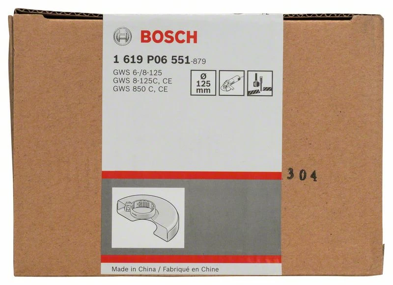 Bosch Schutzhaube Mit Deckblech, 125 Mm, Passend Zu GWS 6-125 (1 619 P06 551) 2 Bosch Schutzhaube Mit Deckblech, 125 Mm, Passend Zu GWS 6-125 (1 619 P06 551) – Bild 2