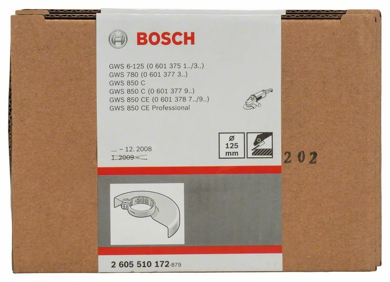 Bosch Schutzhaube Ohne Deckblech, 125 Mm, Mit Codierung, Schraubverschluss (2 605 510 172) 2 Bosch Schutzhaube Ohne Deckblech, 125 Mm, Mit Codierung, Schraubverschluss (2 605 510 172) – Bild 2