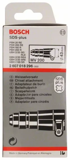 Bosch Meißelvorsatz MV 200 SDS Plus-Aufnahme (2 607 018 296)