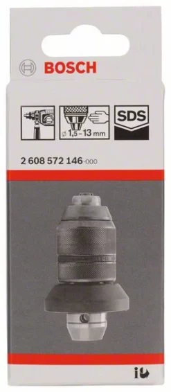 Bosch Schnellspannbohrfutter Mit Adapter, 1,5 Bis 13 Mm, SDS Plus, Für GBH 3-28 FE (2 608 572 146)