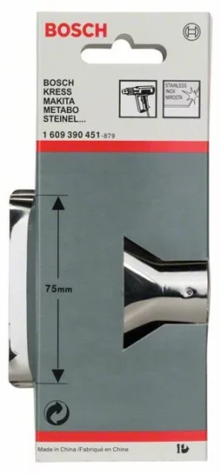 Bosch Flächendüse, 75 Mm, 33,5 Mm, Düse Für Bosch-Heißluftgebläse (1 609 390 451)