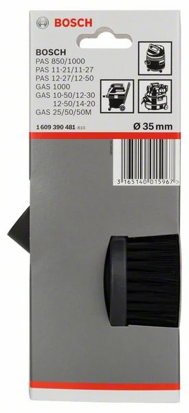 Bosch Saugbürste Rund Für Bosch-Sauger Mit 35-mm-Rohren (1 609 390 481) 2 Bosch Saugbürste Rund Für Bosch-Sauger Mit 35-mm-Rohren (1 609 390 481) – Bild 2