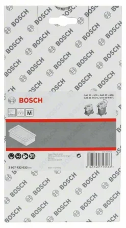 Bosch Flachfaltenfilter, Zellulose, 6150 Cm², 240 X 140 X 56 Mm (2 607 432 033)