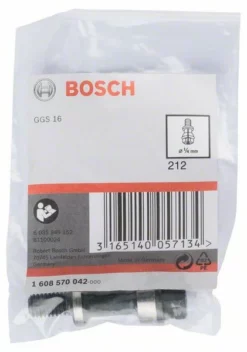 Bosch Spannzange Mit Spannmutter, 1/ Zoll, Für Bosch-Geradschleifer, Passend Zu GGS 16 (1 608 570 042)