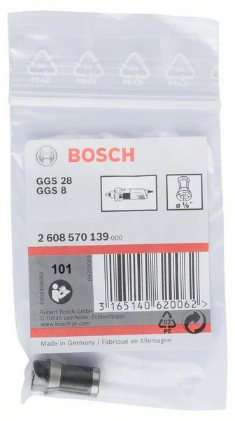 Bosch Spannzange Ohne Spannmutter, 1/8 Zoll, Für Bosch-Geradschleifer (2 608 570 139) 2 Bosch Spannzange Ohne Spannmutter, 1/8 Zoll, Für Bosch-Geradschleifer (2 608 570 139) – Bild 2