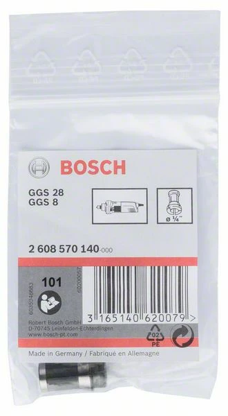 Bosch Spannzange Ohne Spannmutter, 1/4 Zoll, Für Bosch-Geradschleifer (2 608 570 140) 2 Bosch Spannzange Ohne Spannmutter, 1/4 Zoll, Für Bosch-Geradschleifer (2 608 570 140) – Bild 2