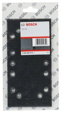 Bosch Schleifplatte 182 X 92 Mm, Für GSS, Mit Kletthaftung (2 608 000 072)