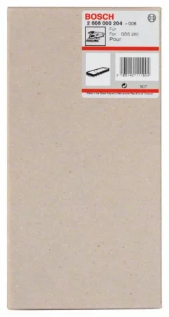 Bosch Schleifplatte 185 X 93 Mm, Für GSS 280 A, GSS 280 AE, Mit Kletthaftung (2 608 000 204)