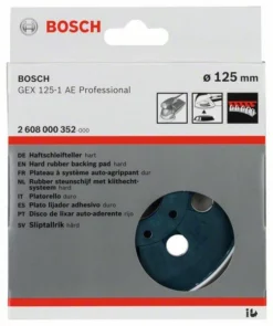 Bosch Schleifteller Hart, 125 Mm, Für GEX 125-1 AE Professional (2 608 000 352) 4 Bosch Schleifteller Hart, 125 Mm, Für GEX 125-1 AE Professional (2 608 000 352) -Festool Verkauf IMG RD 223621 16 x4rn fq