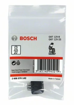 Bosch Spannzange Mit Überwurfmutter, 1/4 Zoll, Für Bosch-Kantenfräse (2 608 570 142)