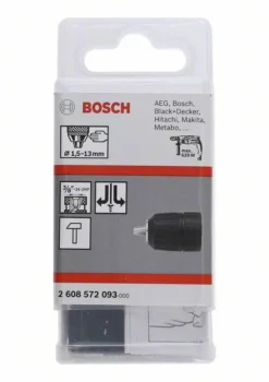 Bosch Schnellspannbohrfutter Bis 13 Mm, 1,5 Bis 13 Mm, 3/8 Zoll Bis 24 (2 608 572 093)