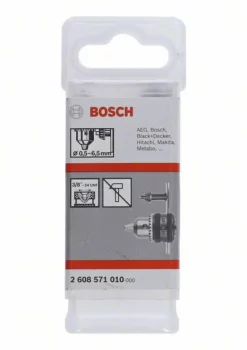 Bosch Zahnkranzbohrfutter Bis 10 Mm, 0,5 - 6,5 Mm, 3/8 Zoll - 24 (2 608 571 010)