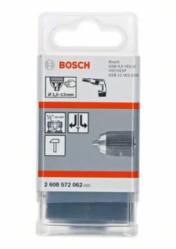 Bosch Schnellspannbohrfutter Bis 16 Mm, 2 Bis 13 Mm, 1/2 Zoll Bis 20 (2 608 572 062)