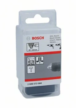 Bosch Schnellspannbohrfutter Bis 10 Mm, 1 Bis 10 Mm, 3/8 Zoll Bis 24 (2 608 572 068)
