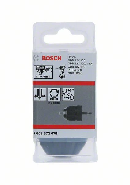 Bosch Schnellspannbohrfutter Bis 10 Mm, 1 Bis 10 Mm, 1/4 Zoll Bis 6k (2 608 572 075) 3 Bosch Schnellspannbohrfutter Bis 10 Mm, 1 Bis 10 Mm, 1/4 Zoll Bis 6k (2 608 572 075) – Bild 3