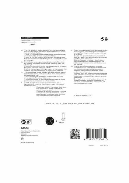 Bosch EXPERT Multiloch-Pad Ø150mm,hart,Standard,M8 (2 608 900 011) 3 Bosch EXPERT Multiloch-Pad Ø150mm,hart,Standard,M8 (2 608 900 011) – Bild 3