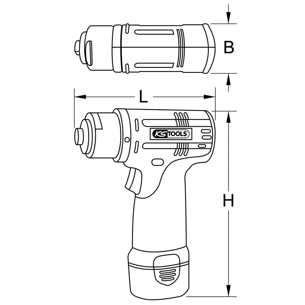 KS Tools Akku-Schleifmaschine, 3.200 U/min 10,8V, Mit 2 Akkus Und 1 Ladegerät 3 KS Tools Akku-Schleifmaschine, 3.200 U/min 10,8V, Mit 2 Akkus Und 1 Ladegerät – Bild 3