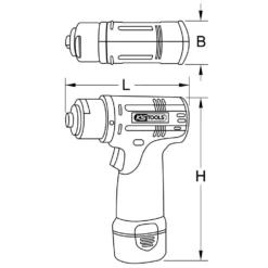 KS Tools Akku-Schleifmaschine, 3.200 U/min 10,8V, Mit 1 Akku Und 1 Ladegerät -Festool Verkauf TECHZEI 515.35XX 48 58 SALL AQU V1 sxu1 fc