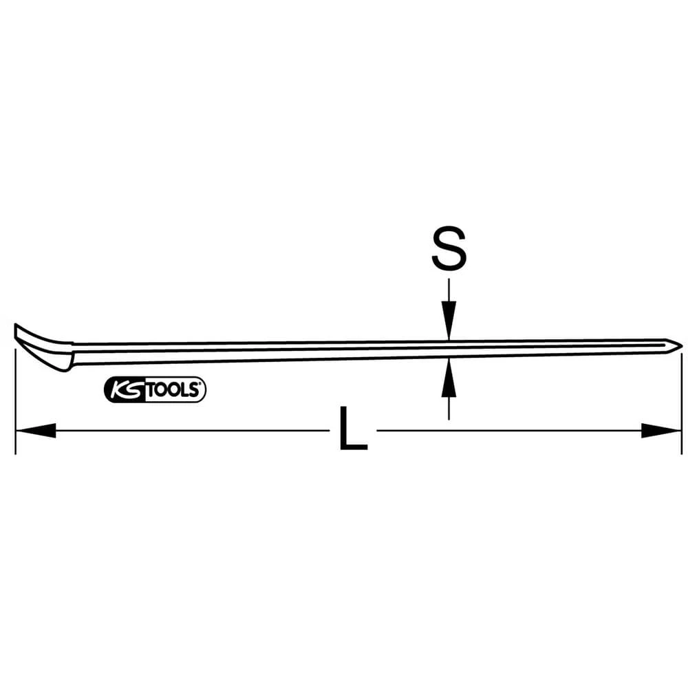 KS Tools BRONZEplus Brechstange 1000 Mm 2 KS Tools BRONZEplus Brechstange 1000 Mm – Bild 2