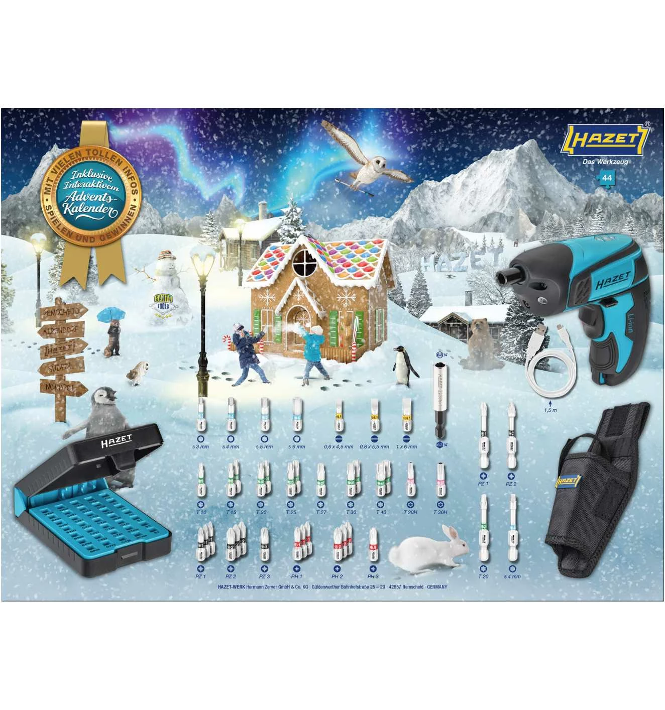 Hazet Adventskalender "Santa Tools" 2022 2 Hazet Adventskalender "Santa Tools" 2022 – Bild 2