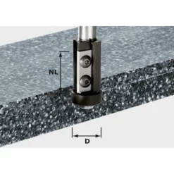 Festool Bündigfräser-Wendeplatten HW S12 D21/30WM (491120)